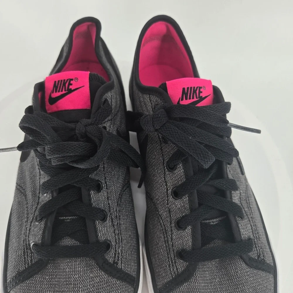 Nike Capri III Low LTR‎ Dark Grey Black Pink Glow Sneakers 631635-006 Womens 8.5